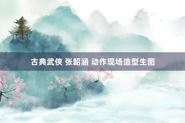 古典武侠 张韶涵 动作现场造型生图