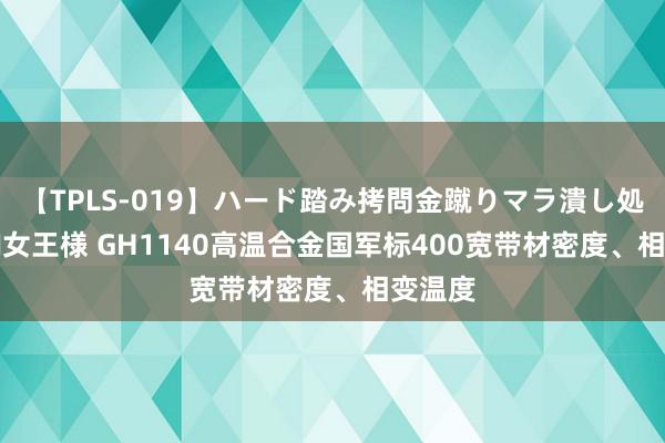 【TPLS-019】ハード踏み拷問金蹴りマラ潰し処刑 JUN女王様 GH1140高温合金国军标400宽带材密度、相变温度