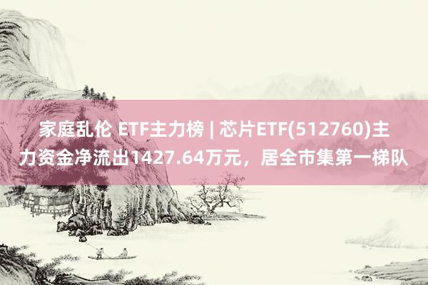 家庭乱伦 ETF主力榜 | 芯片ETF(512760)主力资金净流出1427.64万元，居全市集第一梯队