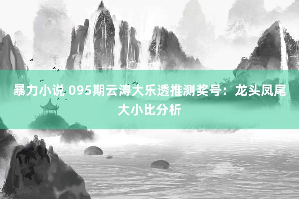 暴力小说 095期云涛大乐透推测奖号：龙头凤尾大小比分析